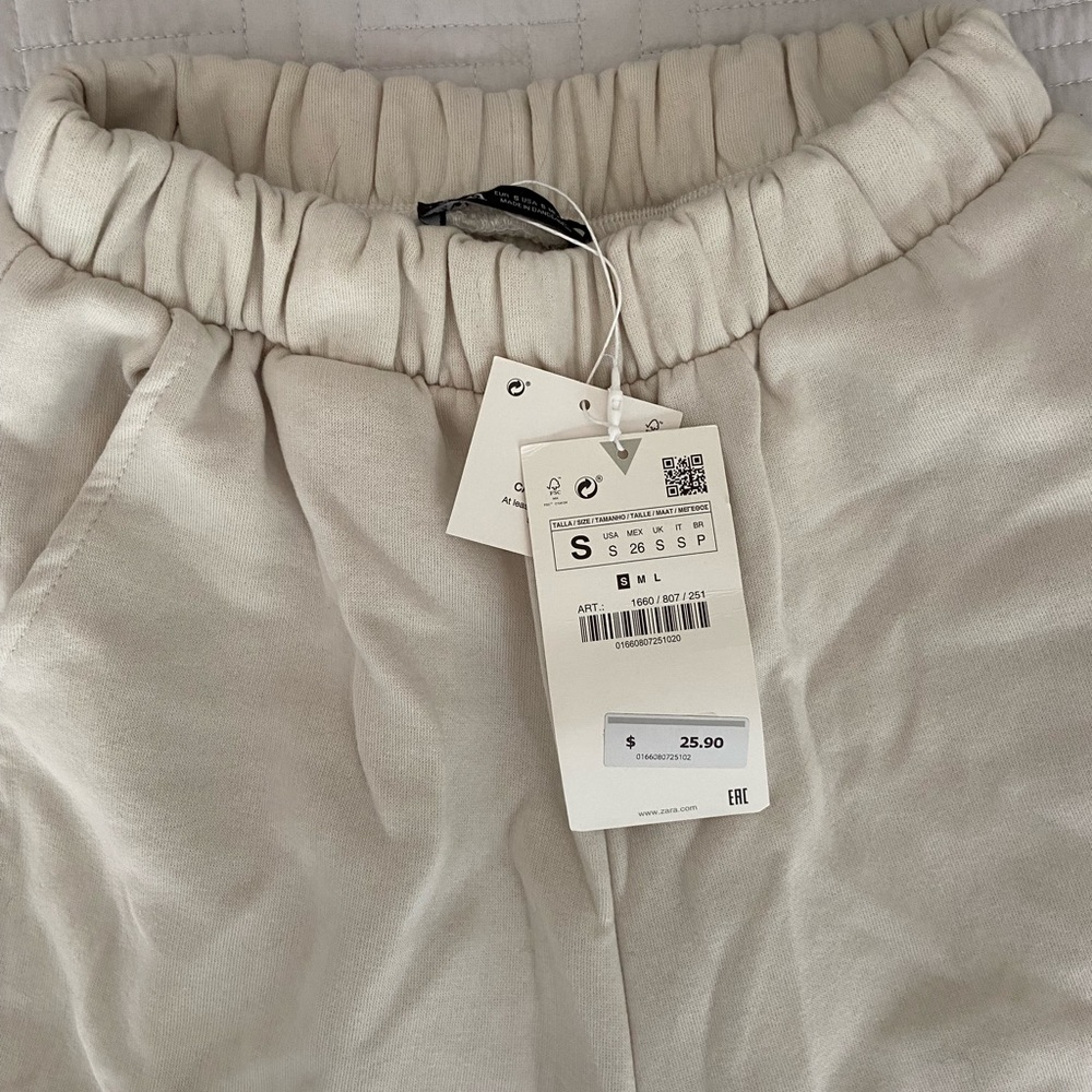 White sweatpants